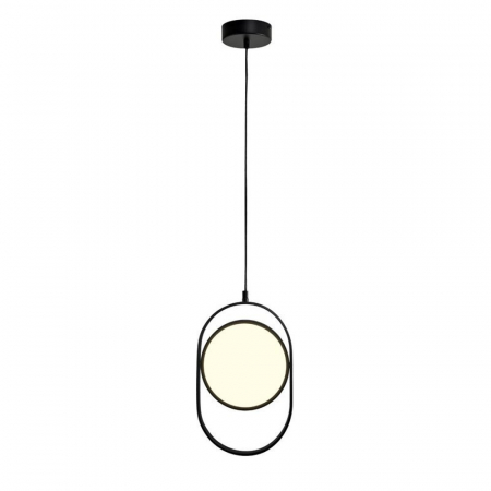 Pendul LED ELIPSE, negru, 32 cm - Step into Design