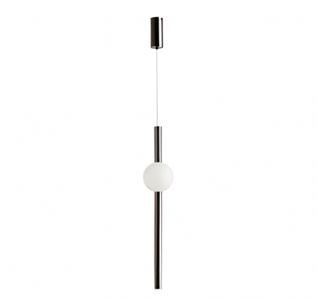 Pendul LED O-LINE, negru/alb, 3000K, înălțime 63 cm