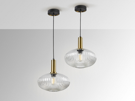 Pendul NORMA 1, negru/alama, diametru 30 cm - SCHULLER 225410 [3]