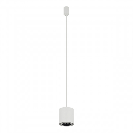 Corpuri de iluminat - INTERIOR - Pendul POINT DUO, alb/negru, 1*GU10, diametru 13 cm - NOWODVORSKI 11510