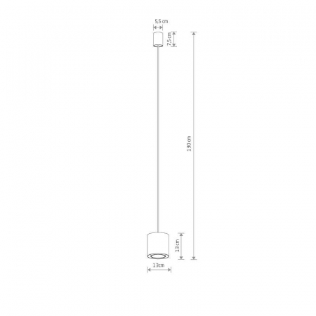 Pendul POINT DUO, negru/auriu, 1*GU10, diametru 13 cm - NOWODVORSKI 11511 [8]