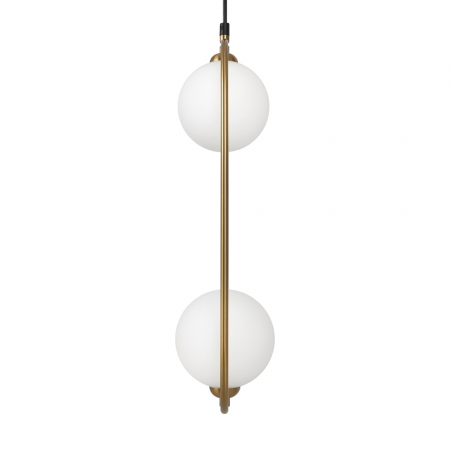 Pendul RING, alb/alama, latime 17 cm - MAYTONI [1]