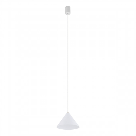 Lampi suspendate - Pendul ZENITH S, alb/alama, diametru 20.5 cm - NOWODVORSKI