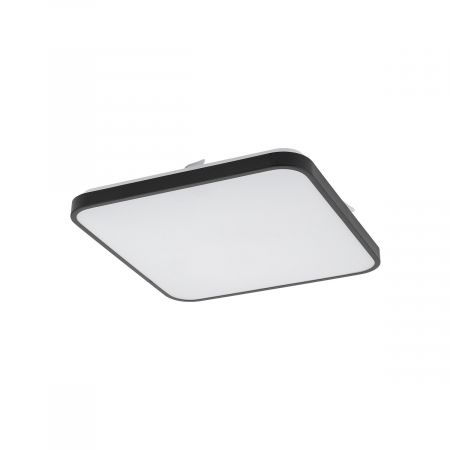 Plafoniera LED AGNES SQUARE neagra, 32W, 4000K, IP44, dimensiune 43.5 cm - NOWODVORSKI
