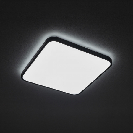 Plafoniera LED AGNES SQUARE neagra, 32W, 4000K, IP44, dimensiune 43.5 cm - NOWODVORSKI [1]