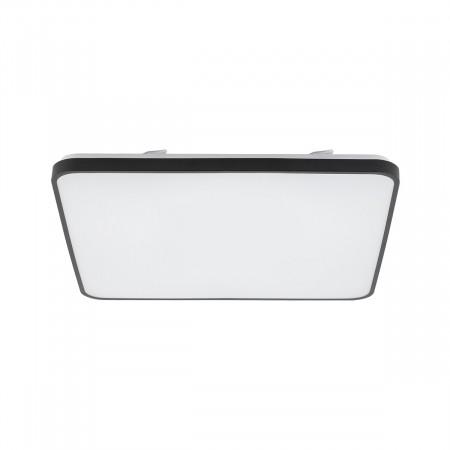 Plafoniera baie LED AGNES SQUARE neagra, 64W, 4000K, IP44, dimensiune 63.5 cm - NOWODVORSKI