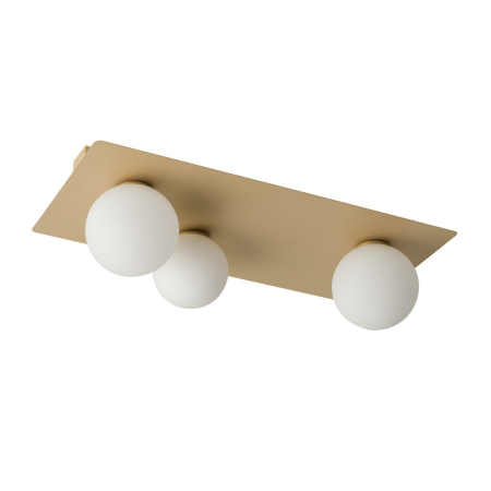 Plafoniera ARGON 3, auriu/alba, 3*G9, 12W, lungime 62 cm - SIGMA
