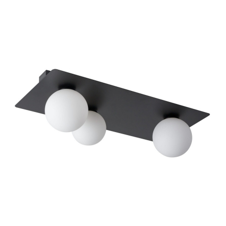 Plafoniere - Plafoniera ARGON 3, negru, lungime 62 cm - SIGMA