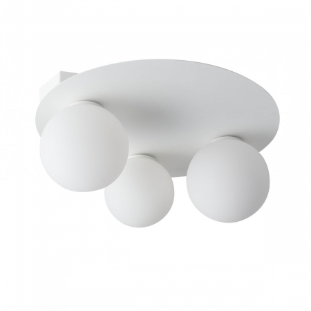 Plafoniera ARGON 3 rotunda alba, diametru 40 cm - SIGMA