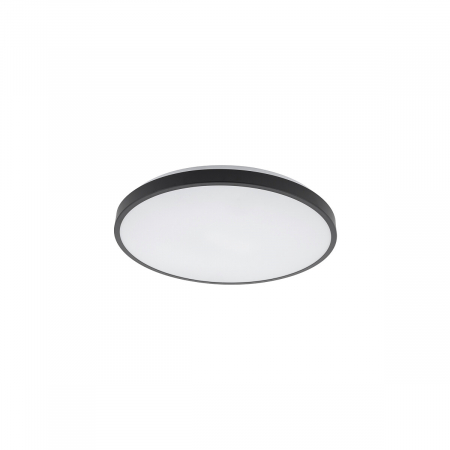 Plafoniera baie LED AGNES ROUND neagra, 22W, 3000K, IP44, diametru 38.5 cm - NOWODVORSKI