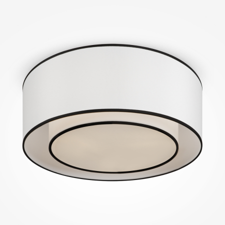 Corpuri de iluminat - INTERIOR - Plafonieră BERGAMO, alb/negru, 52 cm - MAYTONI MOD613CL-03W