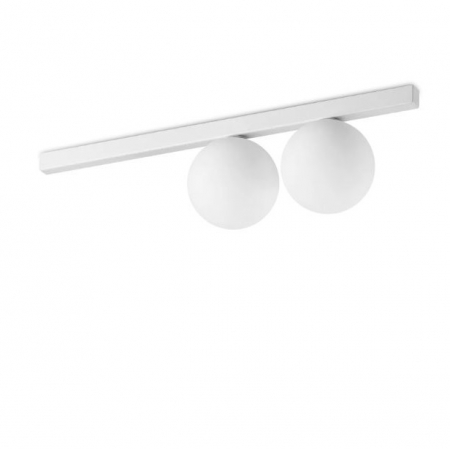 Plafoniere - Plafoniera BINOMIO II, alb, 2*G9, lungime 55.7 cm - IDEAL LUX