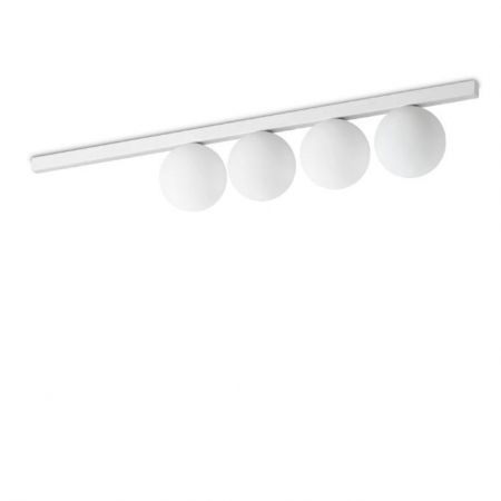 Plafoniere - Plafoniera BINOMIO IV, alb, 4*G9, lungime 86 cm - IDEAL LUX