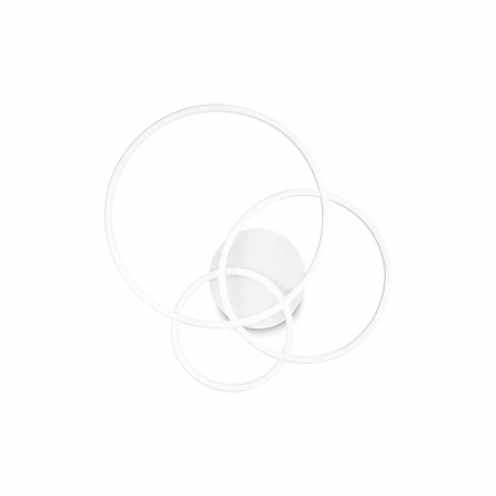 LED - Plafoniera FRAME CERCHIO LED, alb, 3000K, lungime 61 cm - IDEAL LUX