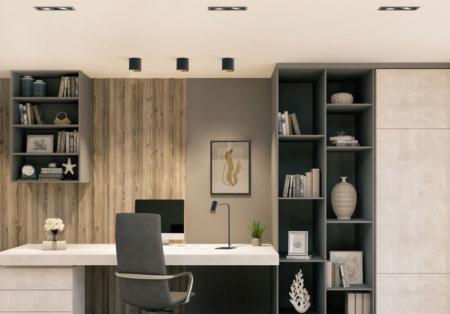 Plafonieră încastrabilă în tavan DOWNLIGHT II, cu spoturi, albă, 35.4 cm - NOWODVORSKI [2]