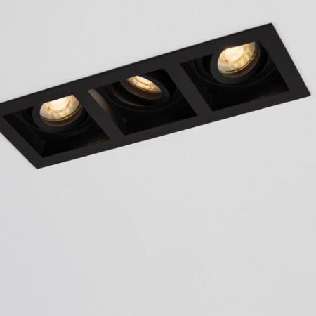 Plafoniera incastrabila in tavan cu spoturi EIRIAM III, negru, 27 cm - NOVA LUCE 9011368 [1]