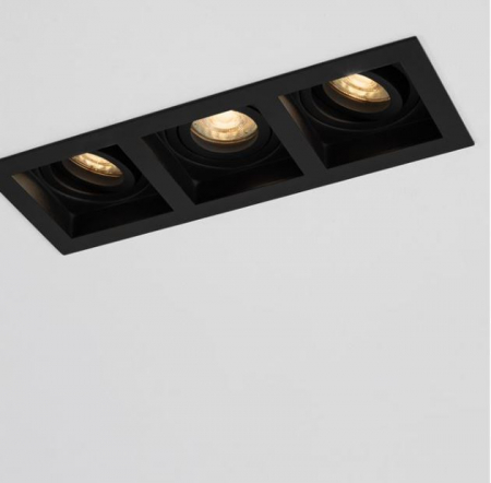 Plafoniera incastrabila in tavan cu spoturi EIRIAM III, negru, 27 cm - NOVA LUCE 9011368 [2]