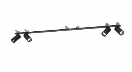 Plafoniera incastrabila in tavan cu spoturi MONO SURFACE IV, negru, 4*GU10, lungime 118 cm - NOWODVORSKI [1]