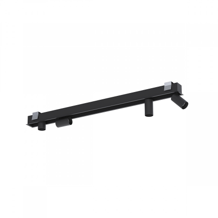 Plafoniere - Plafoniera incastrata MONO DEEP IV neagra, 4*GU10, lungime 115 cm - NOWODVORSKI