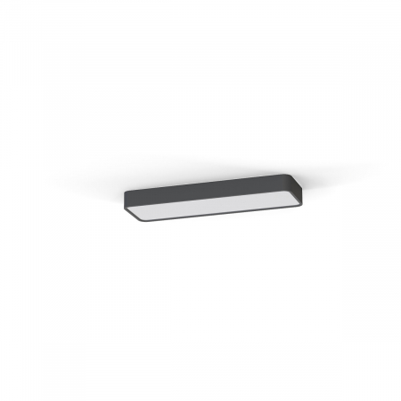 Plafoniera LED SOFT cu tub LED, grafit, 3000K, IP20, 63x20 cm - NOWODVORSKI