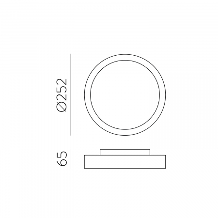Plafoniera pentru exterior LED KUMA, antracit, 3000K, IP65, 1060 lm, diametru 25 cm - ACB [3]