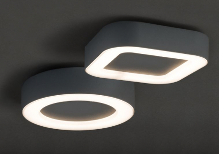 Plafoniera pentru exterior LED MERIDA, grafit/alb, 3000K, IP54, 540 lm, diametru 20 cm - NOWODVORSKI  9514 [3]