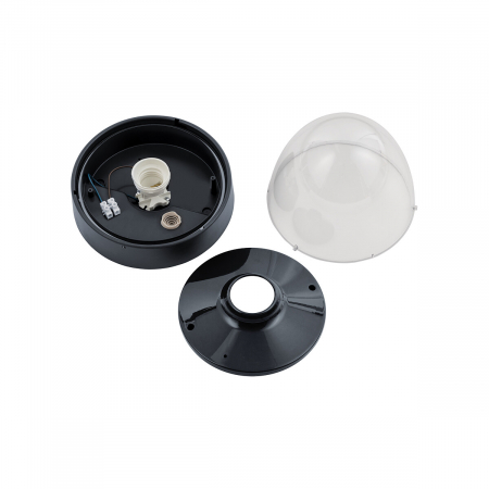 Plafoniera pentru exterior cu senzor NOOK, negru/transparent, 1*E27, IP44, diametru 18 cm - NOWODVORSKI 7977 [3]