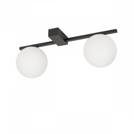 Plafoniera PIK II, negru/alb, lungime 48 cm - NOWODVORSKI