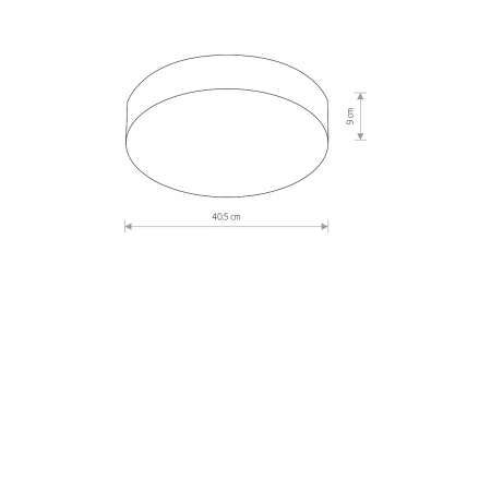 Plafoniera rotunda LED ARENA 40.5 cm - Nowodvorski 10185 [1]