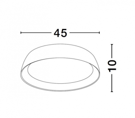 Plafoniera rotunda LED SIGI, negru/lemn, dimabila, 3000K, 3081Lm, diametru 45 cm - NOVA LUCE [4]