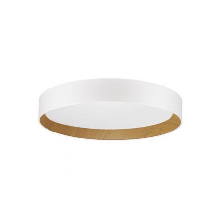 LED - Plafoniera rotunda LED STAKE, alb/lemn, dimabila, 3000K, 3166 lm, diametru 60 cm - NOVA LUCE