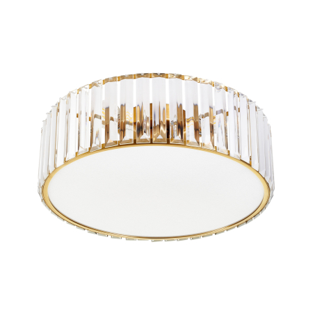Plafoniere - Plafonieră rotundă MAGIA, auriu/cristal, 40 cm