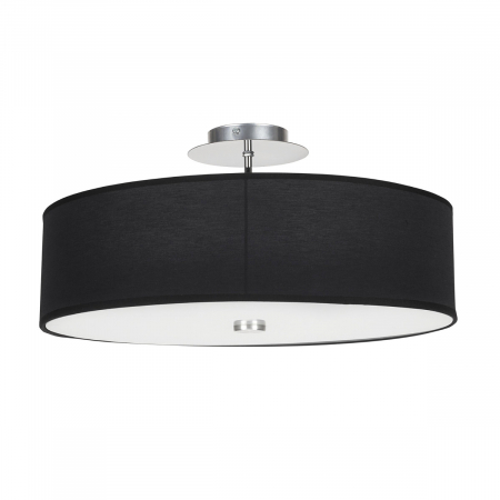 Iluminat zona living - Plafoniera VIVIANE, negru/alb, 3*E27, 25W, diametru 50 cm - NOWODVORSKI