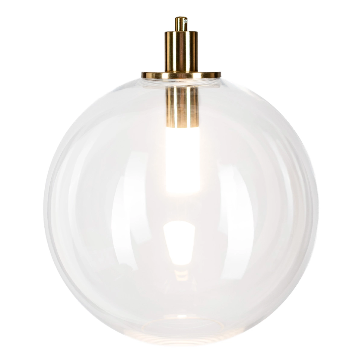 Lampă suspendată LED POLAR, auriu/transparent, diametru 25 cm - ALTAVOLA DESIGN [2]