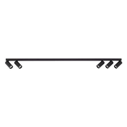 Iluminat tehnic / Spoturi - Șină cu spoturi FOURTY V, negru, 118 cm - Nowodvorski