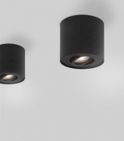 Spot aplicat orientabil GOZZANO, negru, 1*GU10, diametru 8 cm - NOVA LUCE [1]