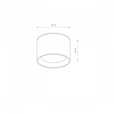 Spot aplicat pentru baie BOL, negru, 1*GX53, IP54, diametru 8.5 cm - NOWODVORSKI [4]