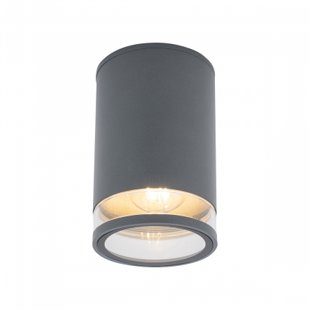 Spot aplicat pentru exterior ROCK, grafit, 1*E27, IP44,  diametru 11 cm - NOWODVORSKI 10687 [1]