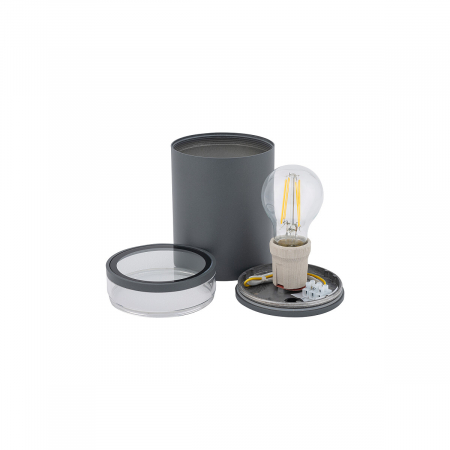 Spot aplicat pentru exterior ROCK, grafit, 1*E27, IP44,  diametru 11 cm - NOWODVORSKI 10687 [6]