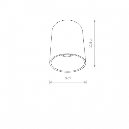 Spot aplicat tavan EYE TONE, alb/auriu, 9 cm - NOWODVORSKI 8926 [6]