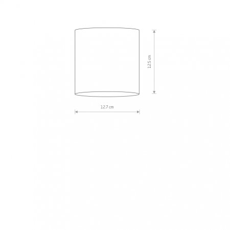Spot aplicat tavan POINT TONE, negru/auriu, 1*GU10, 10W, diametru 12.7 cm - NOWODVORSKI [5]