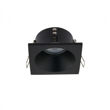 Tavan - Spot incastrat baie DELTA, negru, 1*GU10, IP54, dimensiune 8.5 cm - NOWODVORSKI