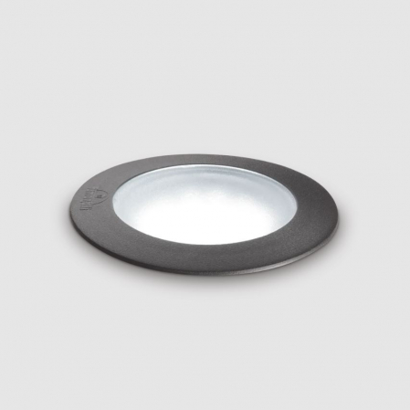 Spot incastrat de exterior pentru cai acces GRAVITY, negru, 1*GU10, IP67, diametru 9 cm - IDEAL LUX [1]