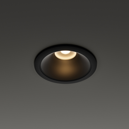 Corpuri de iluminat - INTERIOR - Spot LED încastrat TAG, negru, 7W, 3000K, 8.5 cm - IDEAL LUX 331256