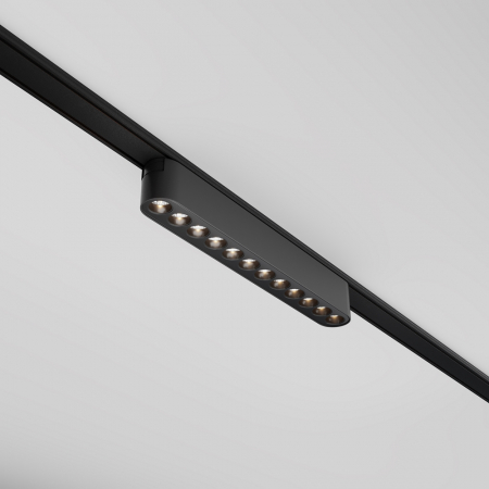 Sistem sine magnetice slim RADITY - Spot liniar LED POINT pentru sina magnetica RADITY, 3000K, 12W, 1200 lm, lungime 22.2 cm - MAYTONI