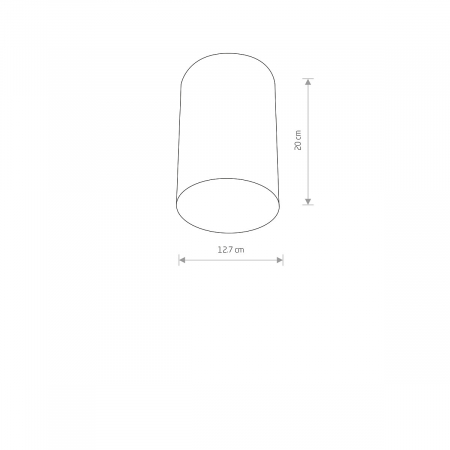 Spot tavan POINT PLEXI L 20 cm - nowodvorski [1]
