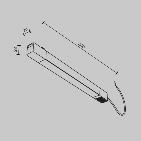 Sursa alimentare 48 V pentru sina magnetica slim RADITY, 100W - Maytoni [4]