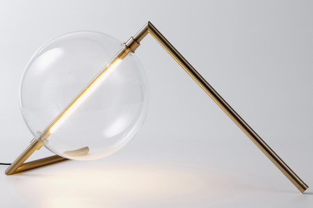 Veioze - Lampa de masa LED AMORE aurie, 3000K 25 cm