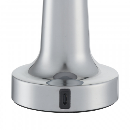 Lampă de masă LED TAVOLO A, argintie, 21 cm, incarcare USB [2]