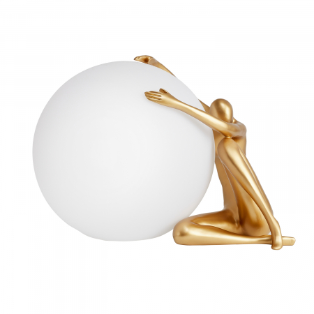 Lampă de masă WOMAN-1 aurie, 47 cm